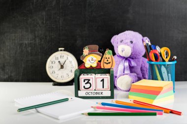 Tüm Azizler günü kavramı ve Samhain, geleneksel Amerikan tatil