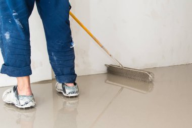 Şap kat onarım doldurun ve vermek