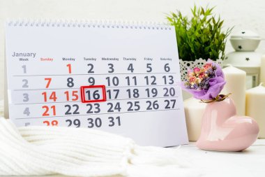 16 Ocak. Ayın 16. Günü