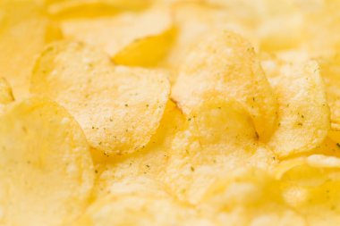 Gıda arka plan patates cipsi