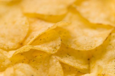 Gıda arka plan patates cipsi