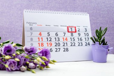 Amerika Birleşik Devletleri Ulusal Özgürlük günü. İnci üzerinde Şubat 1 işareti