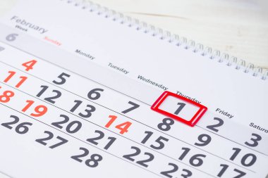 Amerika Birleşik Devletleri Ulusal Özgürlük günü. İnci üzerinde Şubat 1 işareti