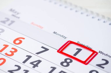 İşçi Bayramı. 1 Mayıs takvim işareti