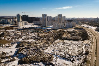 Endüstriyel toprak işleri loader kova makineleri Tec. bina