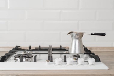 Türk kahve bira yakın çekim