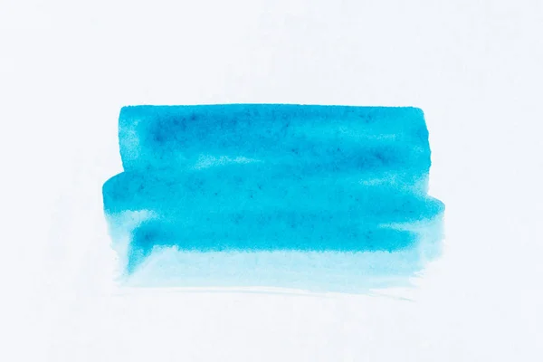 Blauer Pinselstrich und Textur. unterstreichen und begrenzen. Aquarell — Stockfoto