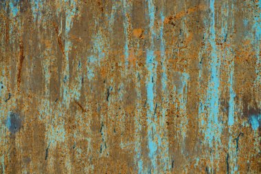 Soyut aşınmış paslı metal doku