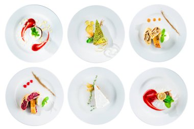 6 Avusturya ve İtalyan tatlı kümesi