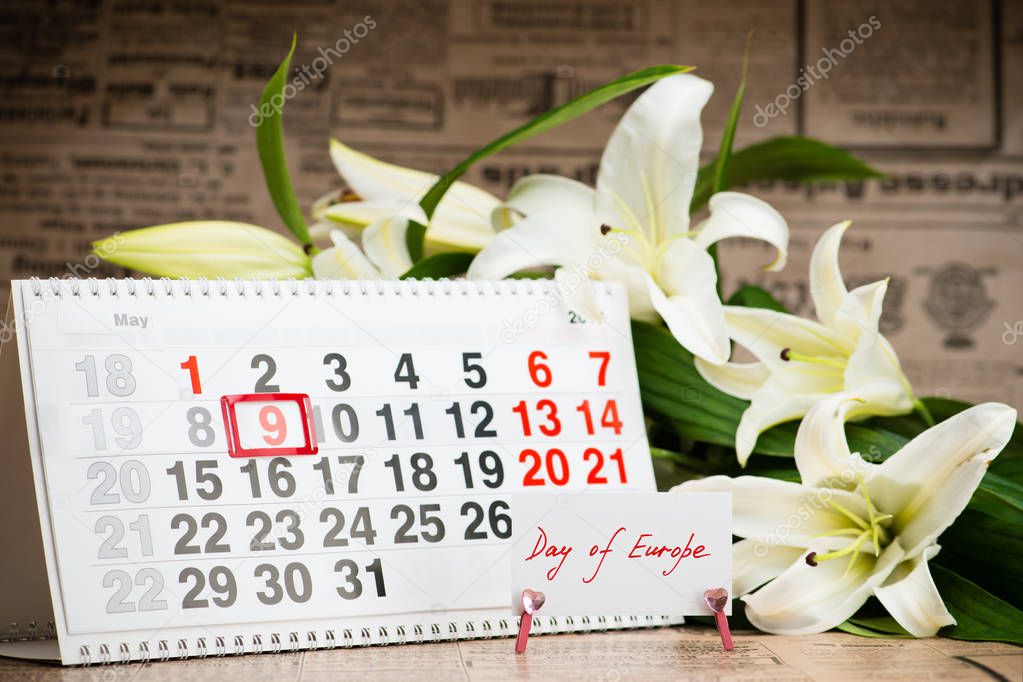 9 May Europe Day on the calendar