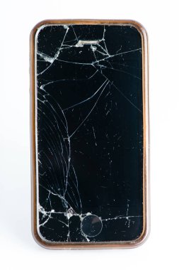 Kırık ekran kırık smartphone,