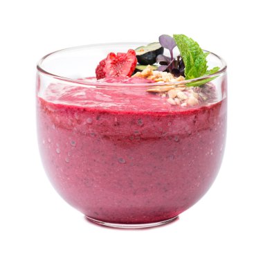 Güler yüzlü beyaz bir arka plan üzerinde izole cam