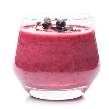 Yaban mersini ile taze meyve smoothies 