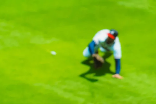 Borrão de fundo de beisebol — Fotografia de Stock