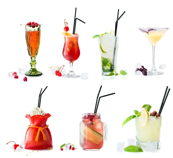 Conjunto de cócteles alcohólicos — Foto de Stock
