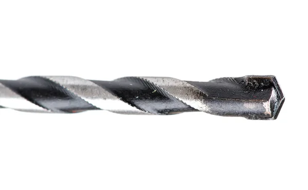 Konkreta drill bit närbild isolerade — Stockfoto