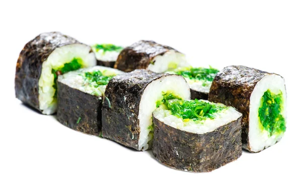 Cocina japonesa. Aislamiento de sushi Maki — Foto de Stock