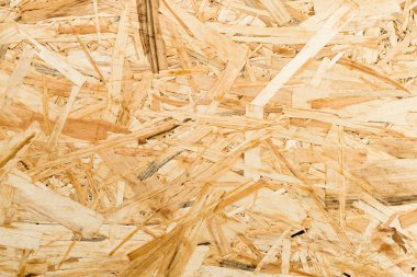 Bir arka plan doku, ahşap yapı olarak odaklı Strand Board osb