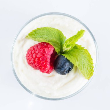 Bir bardakta servis restoran tatlı