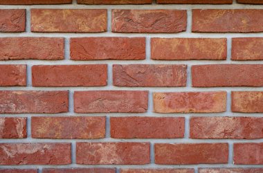 Klinker Tuğla, tuğla duvar, metin kopya alanı için arka plan dokusu yakın çekim