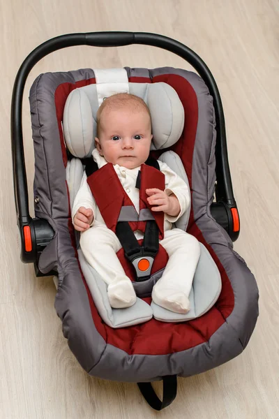 Baby Sitting Car Seat Safety Seabelts Safety Car Concept Protection — Stock Photo, Image