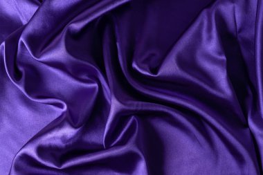 Doku, arka plan. Şablon. İpek kumaş Menekşe, mor ipek perdelik ve döşemelik kumaş avlu - karanlık perdeleri - sağlam kumaşlar için sırt ve yastıklar