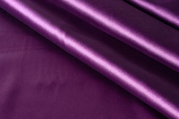 Текстура Фон Искушать Шелковая Ткань Фиолетовый Фиолетовый Шелковый Драпировочный Фон — стоковое фото