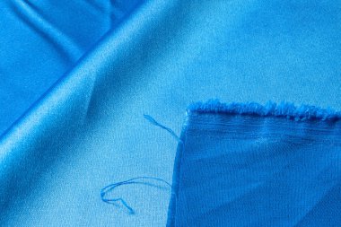 renkli saten kumaş parçası Close-Up