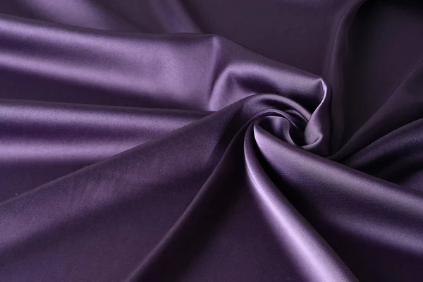 Texture, background. template. Silk fabric Violet, Violet silk drapery