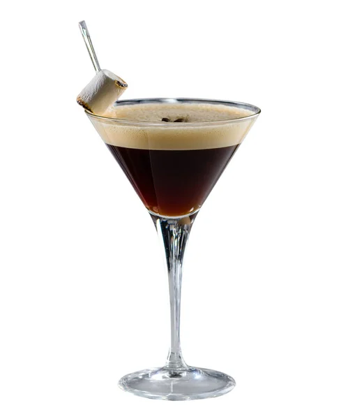 Cocktailalkoholist med kaffe. Isolerad på vit bakgrund — Stockfoto