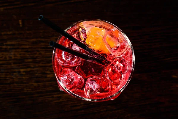 Cocktail rosa El Diablo — Foto Stock