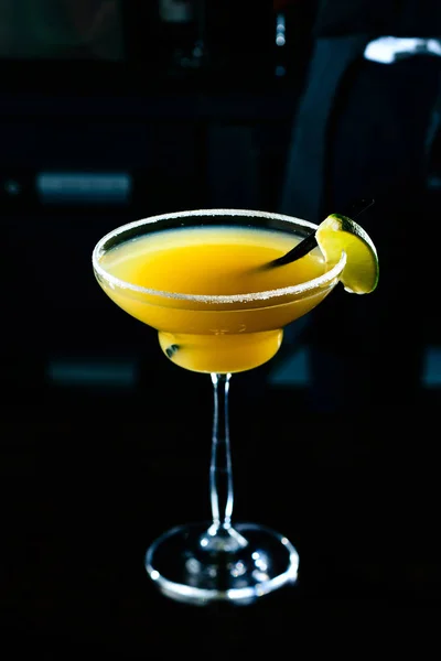 Cocktail margarita au citron vert classique frais — Photo