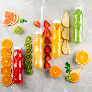 taze meyve ile içecekler detoks toplama