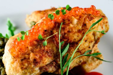 Sushi Menüsü. Japon yemekleri.