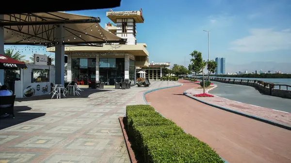 Panorama de las lagunas de Ras Al Khaimah . — Foto de Stock