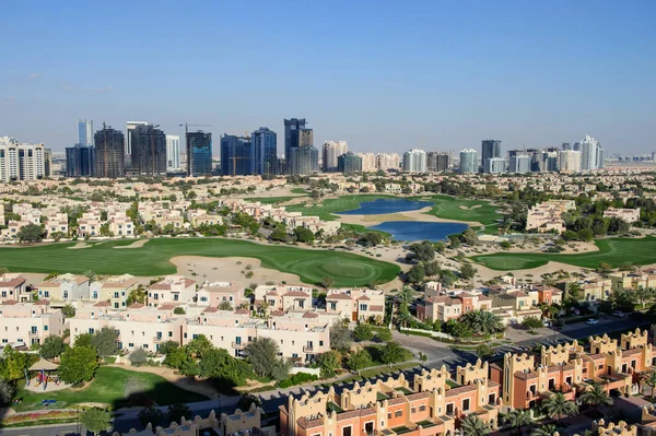 Dubai Sport city panoramic view on May 20,2019 — Stock Photo, Image