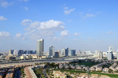 20 Mayıs 2019 tarihinde Dubai Sport city panoramik görünümü