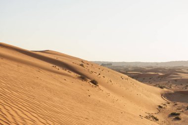 Suunset çölünde sarı kumullar