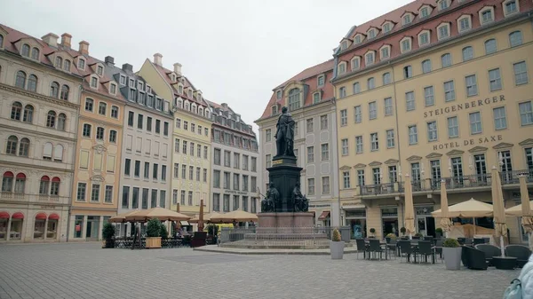 Dresden, Tyskland - 2 maj 2018. Friedrich Augusti Ii Monument i centrum — Stockfoto