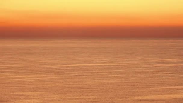 아름 다운 바다 일출 시간 경과 — 비디오