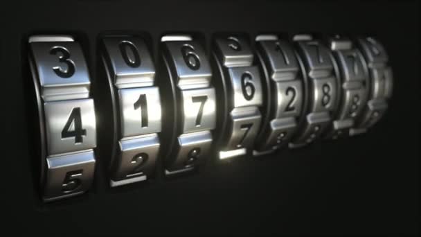 Combination lock, password concept. Security, protection, safety measures —  Stock Video © SynthEx #353699892