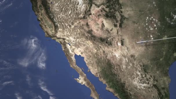 Комерційні Могилянка Тіхуана, Мексика, 3d анімація — стокове відео