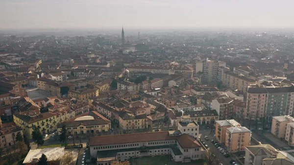 Luchtfoto van Alessandria. Piemonte, Italië — Stockfoto