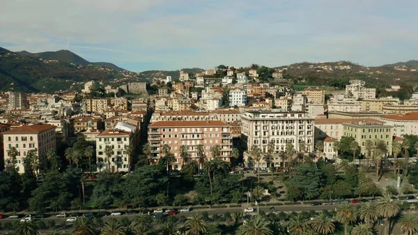 Вид с воздуха на город Специя, Италия — стоковое фото
