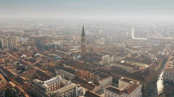 Luftaufnahme der Stadtlandschaft von Alessandria, Italien — Stockfoto