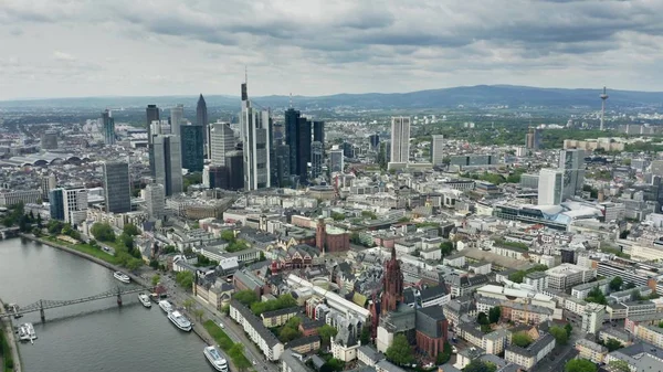 Foto aérea de Fráncfort del Meno. Alemania —  Fotos de Stock