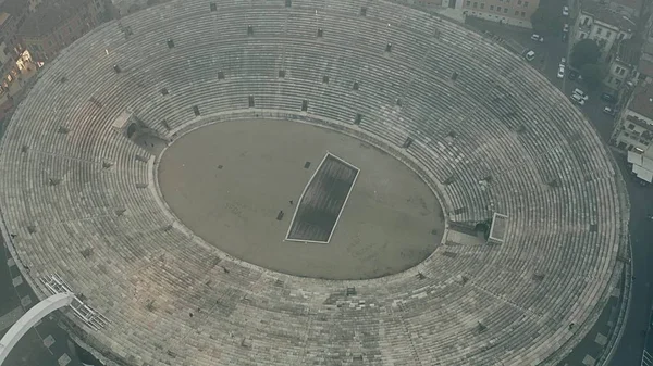 Vue aérienne de l'Arena di Verona. Italie — Photo