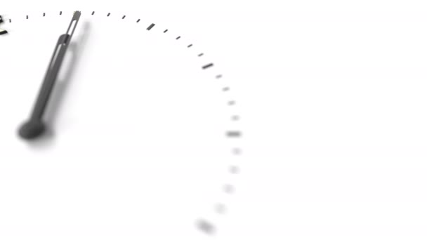 Beyaz saat suratındaki Hint rupi sembollerine el işaretleri. Yatırımla ilgili kavramsal 3d animasyonu — Stok video