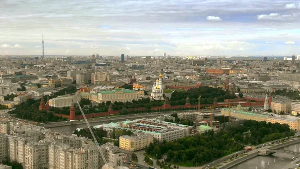 Vue aérienne du Kremlin. Moscou, Russie — Photo