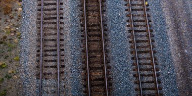 Demiryolu istasyonundan çekilen görüntüler